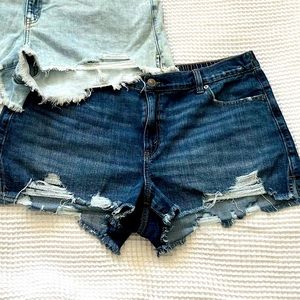 Aerie Daydream shorts size XL dark blue wash